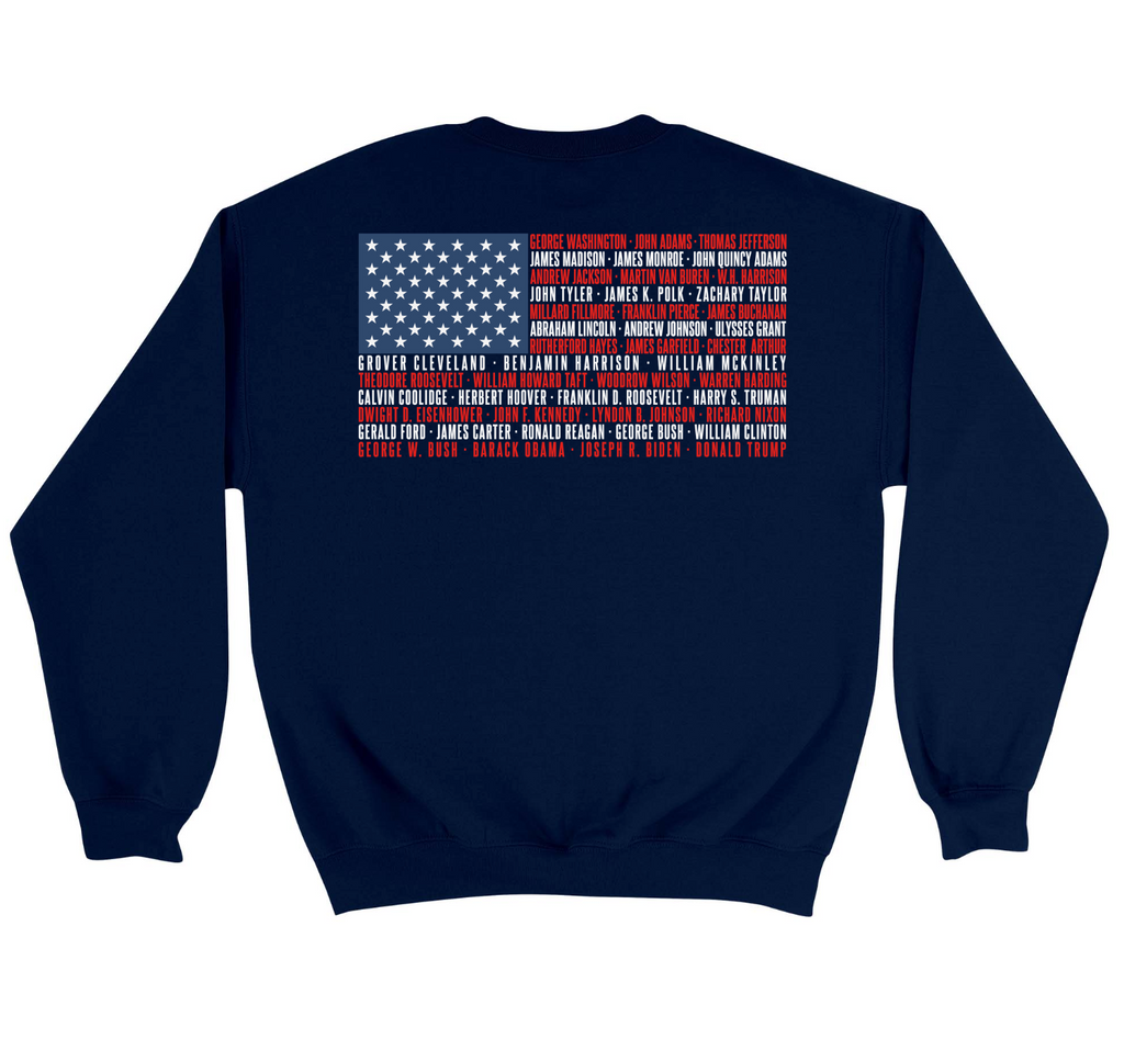 Official President Flag Crewneck Sweatshirt