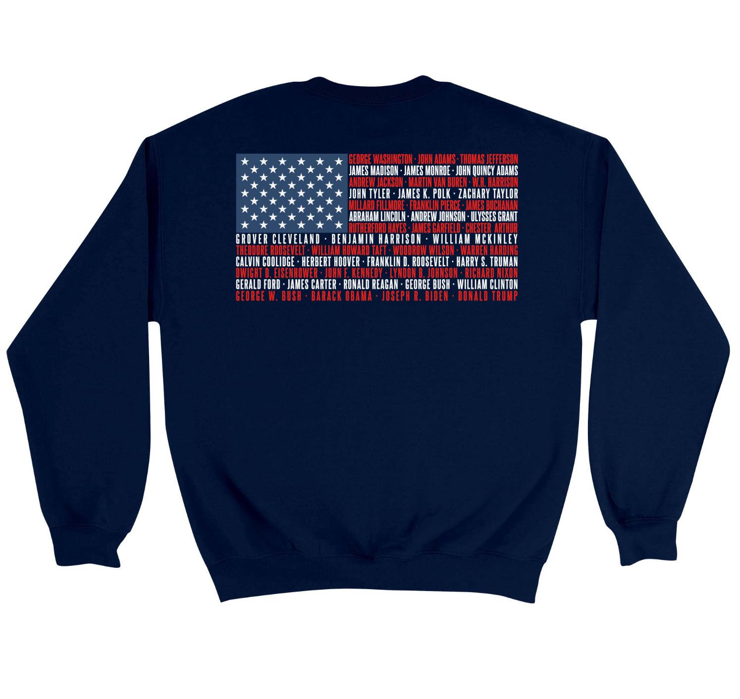 Official President Flag Crewneck Sweatshirt