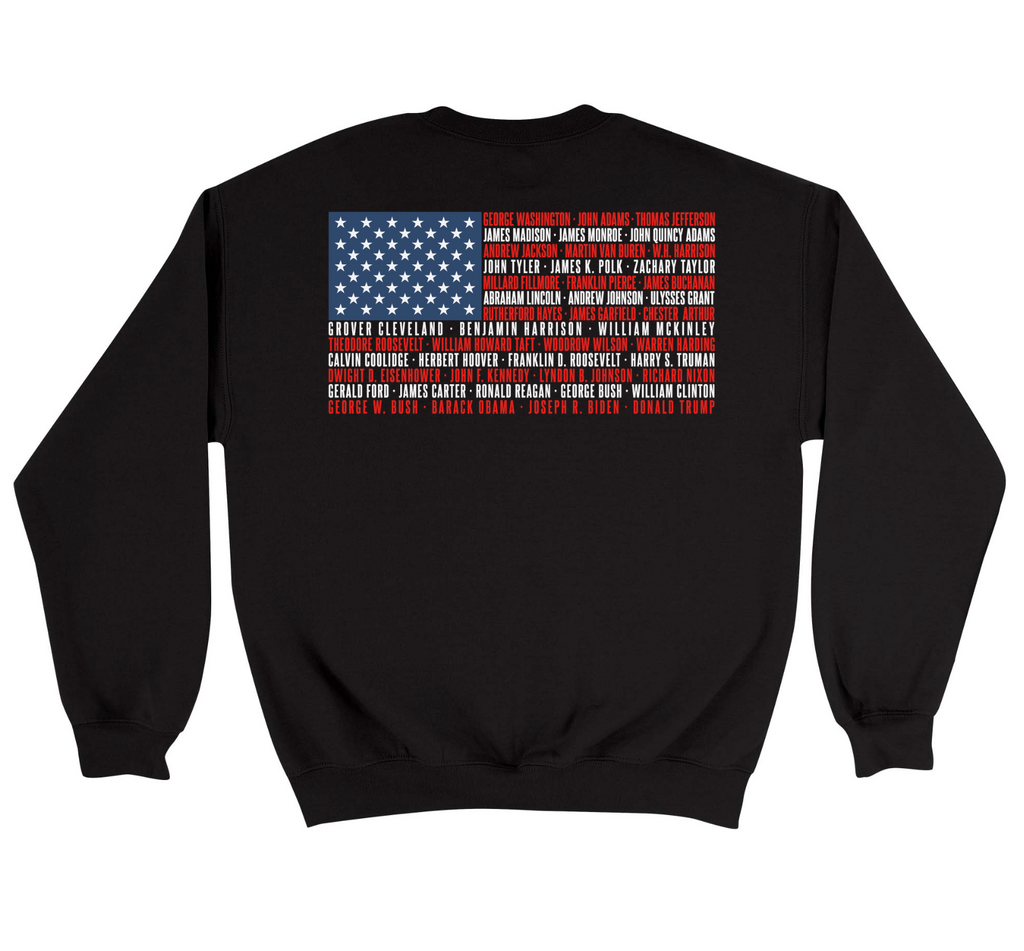 Official President Flag Crewneck Sweatshirt