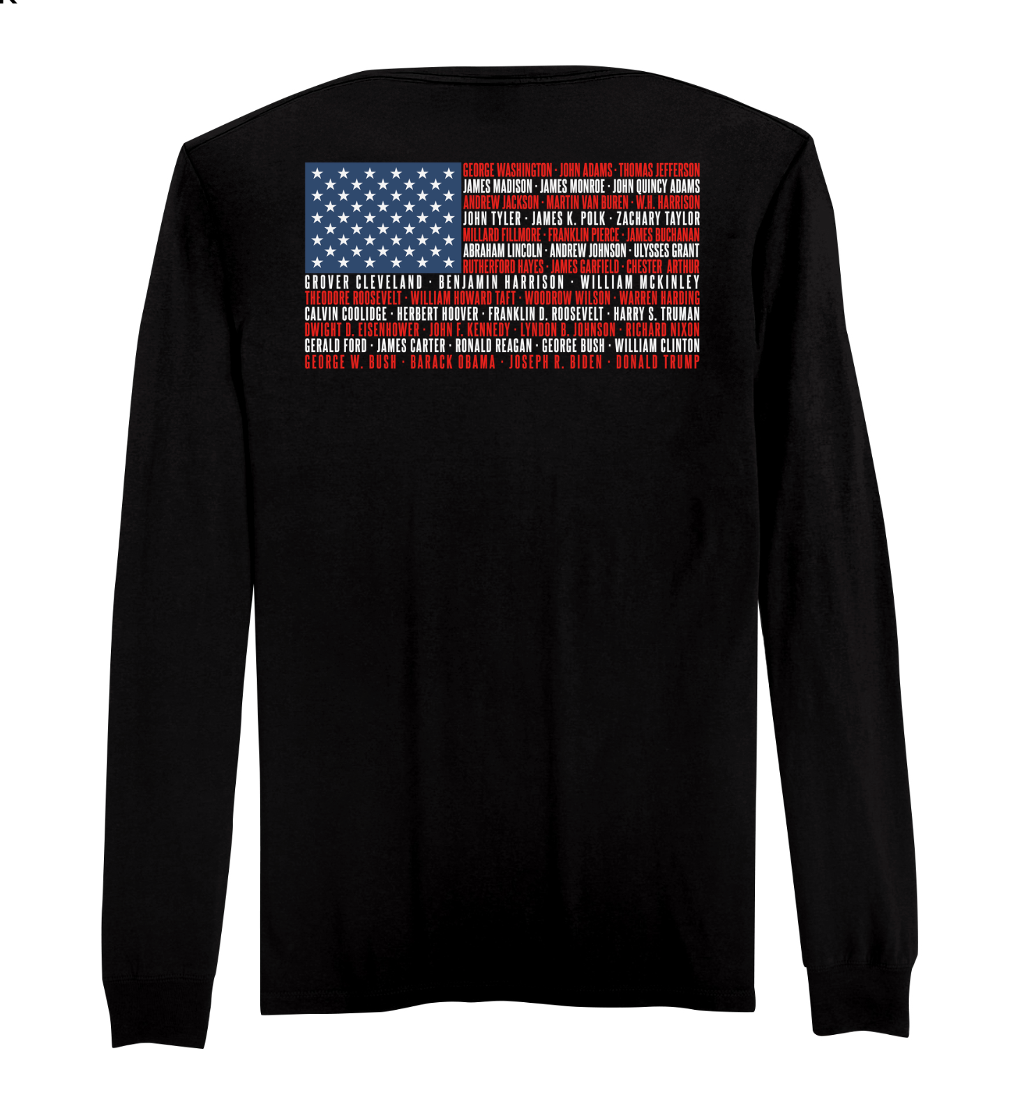 Official President Flag Long Sleeve