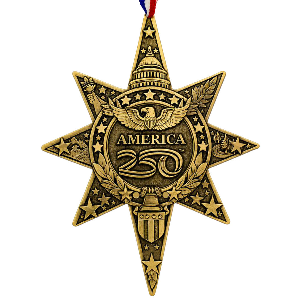 America250 Sea to Shining Sea Commemorative Star Ornament (Bronze)