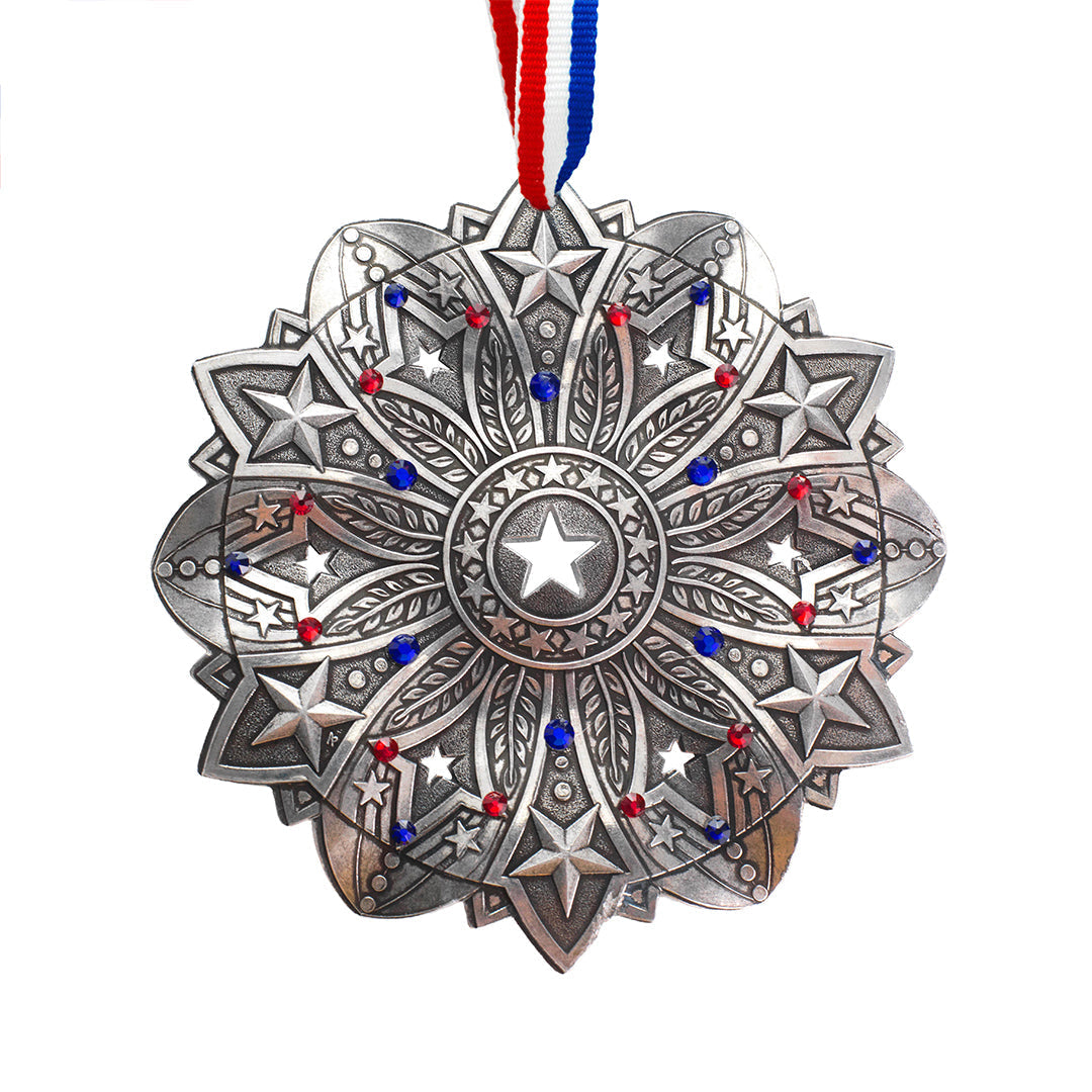 Star Spangled Snow Crystal 2026 Ornament (America250 Edition)