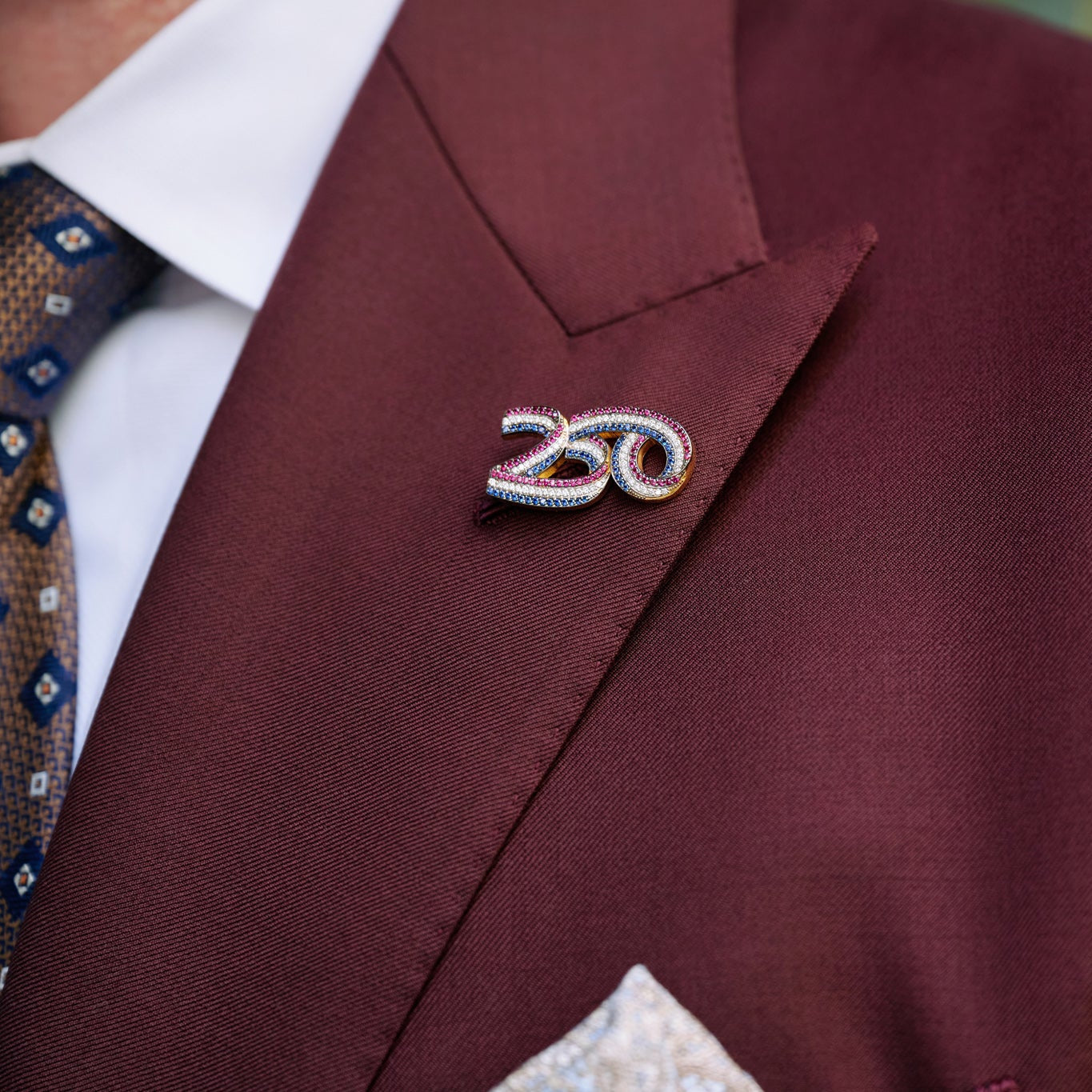 America250™ Diamond Commemorative Lapel Pin