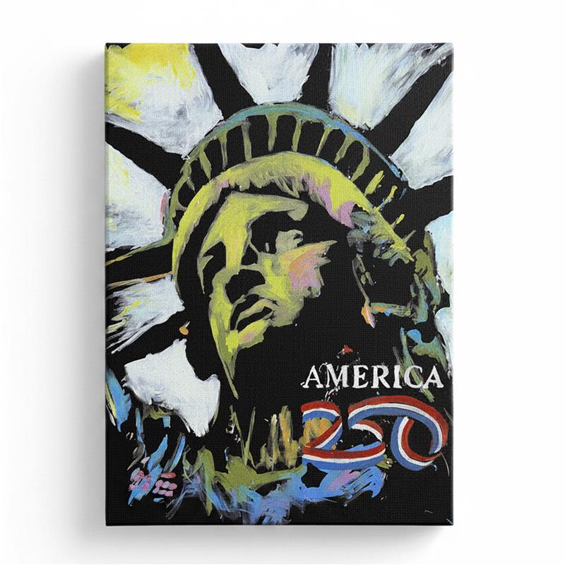 America250 Original Statue of Liberty Fine Art Painting by Cody Sabol