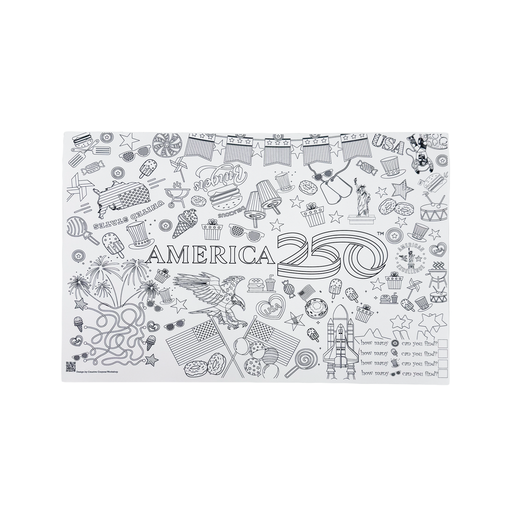 America250 Coloring Placemats - Set of 8